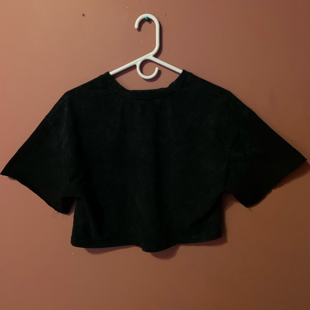 Forever 21 Black Crop Top Small